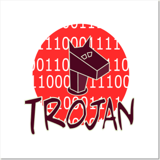 trojan: Ethical Hacker Online Cyber Expert Posters and Art